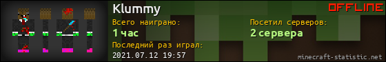 Юзербар 560x90 для Klummy