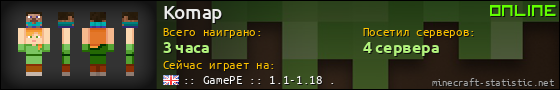 Юзербар 560x90 для Komap