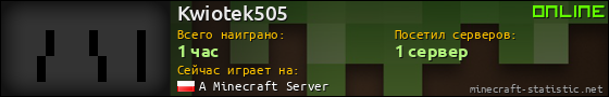 Юзербар 560x90 для Kwiotek505