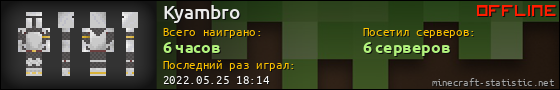 Юзербар 560x90 для Kyambro