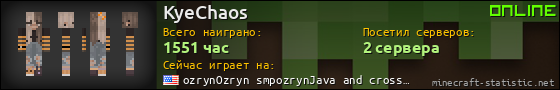 Юзербар 560x90 для KyeChaos