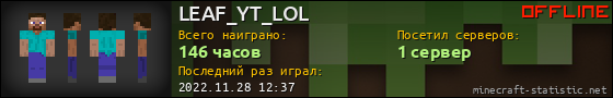 Юзербар 560x90 для LEAF_YT_LOL