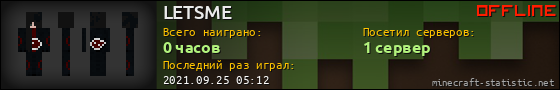 Юзербар 560x90 для LETSME
