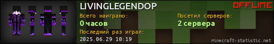 Юзербар 560x90 для LIVINGLEGENDOP