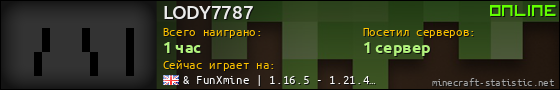 Юзербар 560x90 для LODY7787