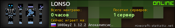 Юзербар 560x90 для LONSO