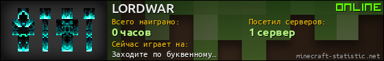 Юзербар 560x90 для LORDWAR