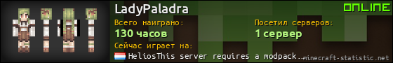 Юзербар 560x90 для LadyPaladra