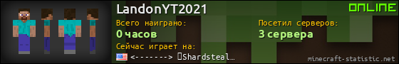 Юзербар 560x90 для LandonYT2021