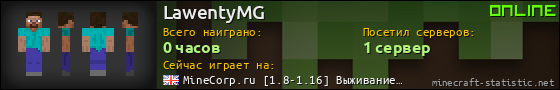 Юзербар 560x90 для LawentyMG