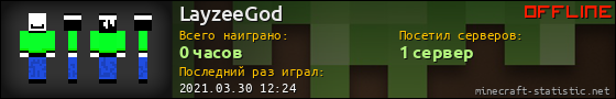 Юзербар 560x90 для LayzeeGod