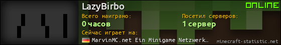 Юзербар 560x90 для LazyBirbo