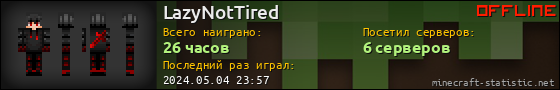 Юзербар 560x90 для LazyNotTired