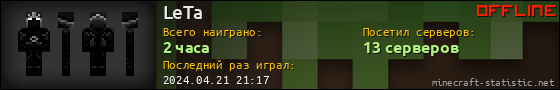 Юзербар 560x90 для LeTa