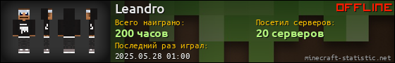 Юзербар 560x90 для Leandro