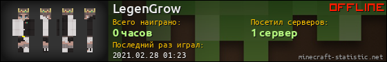 Юзербар 560x90 для LegenGrow