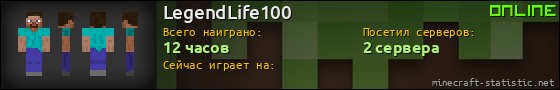 Юзербар 560x90 для LegendLife100