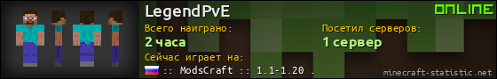 Юзербар 560x90 для LegendPvE