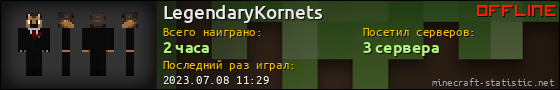 Юзербар 560x90 для LegendaryKornets