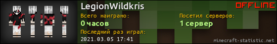 Юзербар 560x90 для LegionWildkris