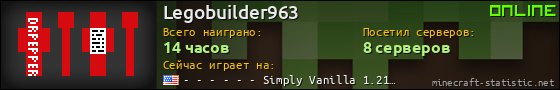 Юзербар 560x90 для Legobuilder963