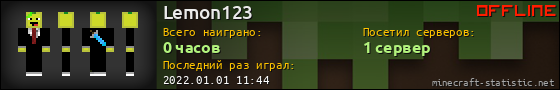 Юзербар 560x90 для Lemon123