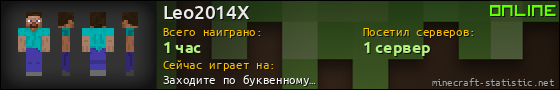 Юзербар 560x90 для Leo2014X