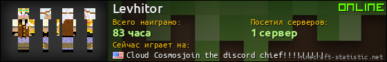 Юзербар 560x90 для Levhitor