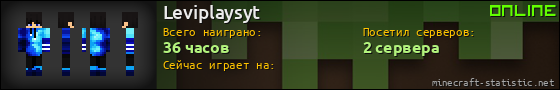 Юзербар 560x90 для Leviplaysyt
