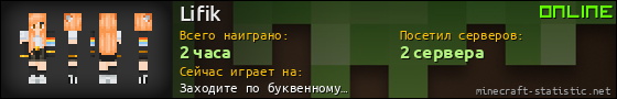 Юзербар 560x90 для Lifik