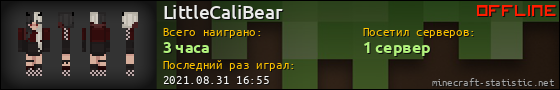 Юзербар 560x90 для LittleCaliBear