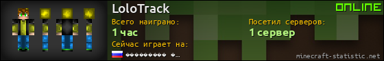 Юзербар 560x90 для LoloTrack