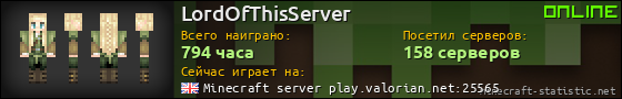 Юзербар 560x90 для LordOfThisServer