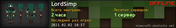 Юзербар 560x90 для LordSimp