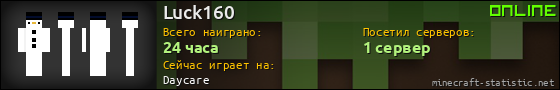 Юзербар 560x90 для Luck160