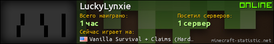 Юзербар 560x90 для LuckyLynxie