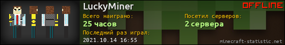 Юзербар 560x90 для LuckyMiner