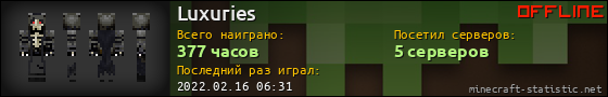 Юзербар 560x90 для Luxuries