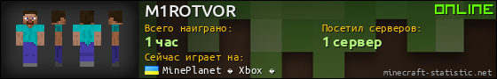 Юзербар 560x90 для M1ROTVOR