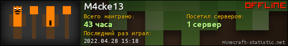 Юзербар 560x90 для M4cke13