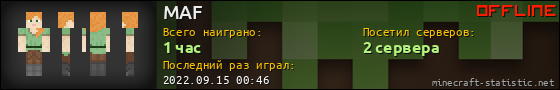 Юзербар 560x90 для MAF