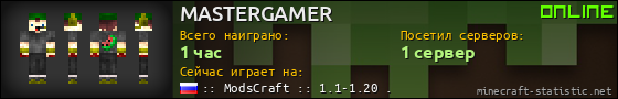 Юзербар 560x90 для MASTERGAMER