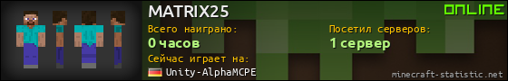Юзербар 560x90 для MATRIX25