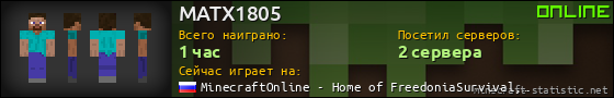 Юзербар 560x90 для MATX1805