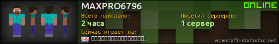 Юзербар 560x90 для MAXPRO6796