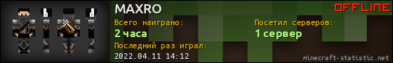 Юзербар 560x90 для MAXRO