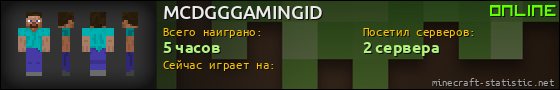 Юзербар 560x90 для MCDGGGAMINGID