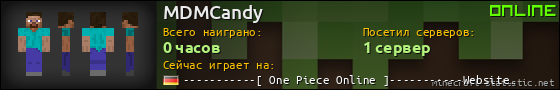 Юзербар 560x90 для MDMCandy