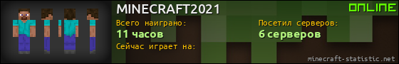 Юзербар 560x90 для MINECRAFT2021