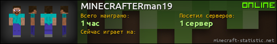 Юзербар 560x90 для MINECRAFTERman19